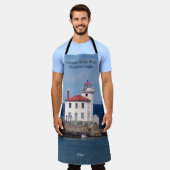 フェアポートハーバーウェスト防波堤灯 エプロン (着用した状態)