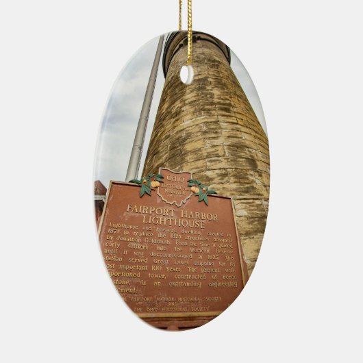 フェアポートハーバーライトハウス セラミックオーナメント (右)