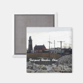 フェアポートハーバー、オハイオフォトマグネット マグネット (正面/裏面)