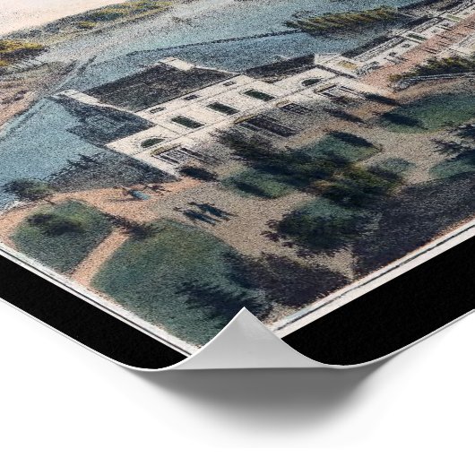 フェアマウントウォーターワークスフィラデルフィアPAプリント ポスター (角)