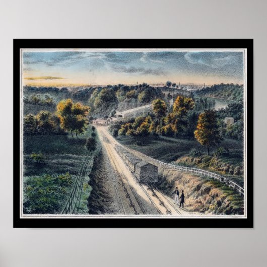 フェアマウントパークコロンビアレールフィラデルフィアPA ポスター (正面)