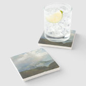 フェアマウント水工事のビュー（フィラデルフィア、PA） ストーンコースター (横)