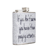 フェアミーバー |おもしろい・コッキー・ゲーマー・おもしろい引用文・ユーモア フラスク (右)