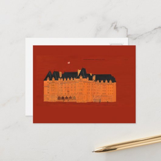 フェアモントエンプレスホテルヴィクトリアBCカナダポストカード ポストカード (正面/裏面インサイチュ)