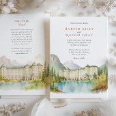 フェアモントシャトーレイクルイズカナダズ結婚ズ 招待状