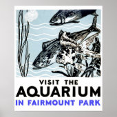 フェアモントパークWPAの水族館を訪れる ポスター (正面)