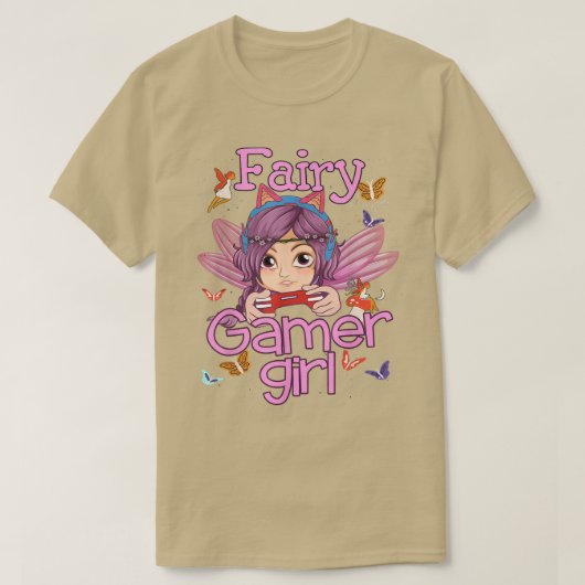 フェアヤコアエステティックフェアリーグランジコアビデオゲーマー Tシャツ (デザイン正面)