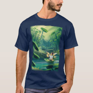 フェアヤコアフェアリーフォレスト自然コテージコア魔法ファ Tシャツ