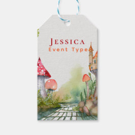 フェアヤコアプリンセスフェアヤータリーキャッスルキングダムカスタム ギフトタグ