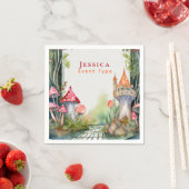 フェアヤコアプリンセスフェアヤータリーキャッスルキングダムカスタム スタンダードカクテルナプキン (インサイチュ)