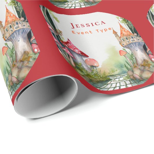 フェアヤコアプリンセスフェアヤータリーキャッスルキングダムカスタム ラッピングペーパー (ロールコーナー)