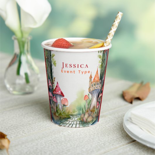 フェアヤコアプリンセスフェアヤータリーキャッスルキングダムカスタム 紙コップ (インサイチュ)