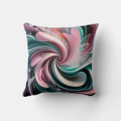 フェアヤコア抽象芸術妖精ワンダーランド クッション (裏面)