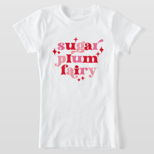 フェアヤコア文字アートシュガープラムフェアリーガール Tシャツ