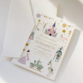 フェアヤブルプリンセスドラゴンガール誕生日 招待状