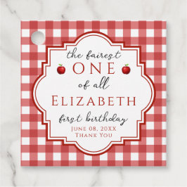 フェアヤブルプリンセスフェレストワンレッドプレイド誕生日 フェイバータグ