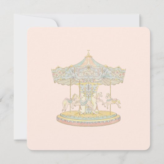 フェアヤブルヴィンテージアミューズメントパーク誕生日 招待状 (裏面)