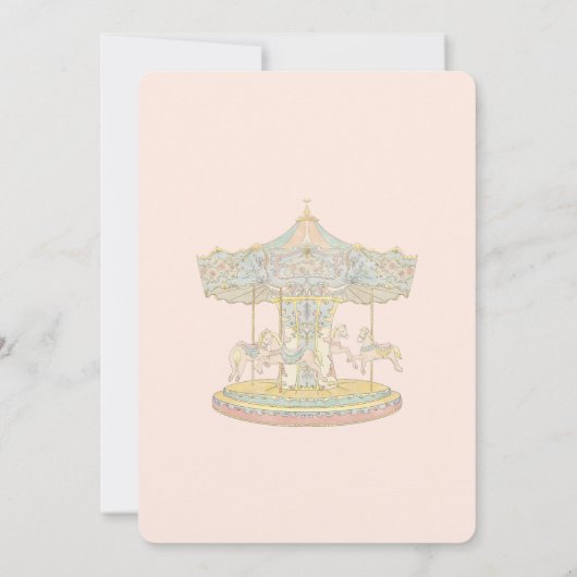 フェアヤブルヴィンテージアミューズメントパーク誕生日 招待状 (裏面)