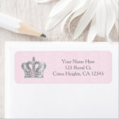 フェアヤブルヴィンテージピンクプリンセス住所 シール (インサイチュ)