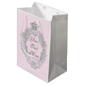 フェアヤブルヴィンテージプリンセスクラウンパーソナライズされたバッグ ミディアムペーパーバッグ (正面アングル)
