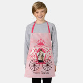 フェアヤブル王室のプリンセスキャリッジガール誕生日 エプロン (着用した状態)