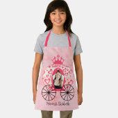 フェアヤブル王室のプリンセスキャリッジガール誕生日 エプロン (インサイチュ)