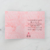 フェアヤブル王室のプリンセスキャリッジガール誕生日 カード (内部)