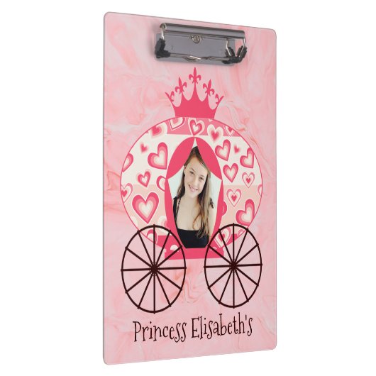 フェアヤブル王室のプリンセスキャリッジガール誕生日 クリップボード (右)