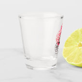 フェアヤブル王室のプリンセスキャリッジガール誕生日 ショットグラス (左)