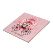 フェアヤブル王室のプリンセスキャリッジガール誕生日 タイル (側面)