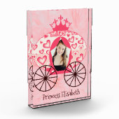 フェアヤブル王室のプリンセスキャリッジガール誕生日 フォトブロック (左)