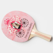 フェアヤブル王室のプリンセスキャリッジガール誕生日 卓球ラケット (横)