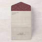 フェアヤブル結婚城 オールインワン招待状 (外側)