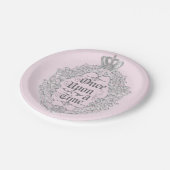 フェアヤルヴィンテージワンズオンプリンセスクラウンプレート ペーパープレート (アングル)