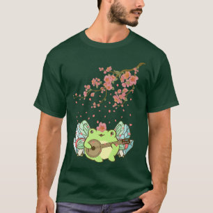 フェアユコアエステティックフェアリー遊ガエルのバンジョチェル Tシャツ