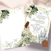 フェアユタリーキャッスルセージ緑フローラキンセアニェラ 招待状