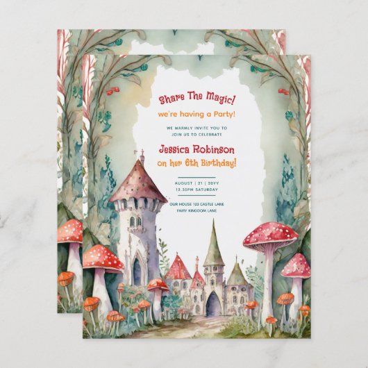 フェアユタリーキャッスルフェアユコアプリンセス誕生日ガール (正面/裏面)