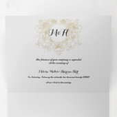 フェアユタリーストーリーブックトリフォールド結婚式招待状 三つ折り招待状 (内部最初)