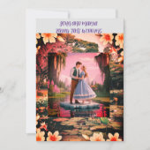 フェアユタリートロピカル結婚式招待状 招待状 (正面)