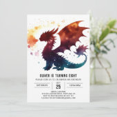 フェアユタリードラゴン誕生日デジタル 招待状 (スタンド正面)