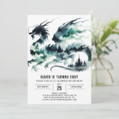 フェアユタリードラゴン誕生日DIY 招待状 (スタンド正面)