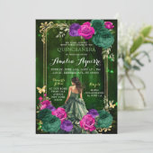 フェアユタリーマジカルフォレスト薄紫グリーンキンセアニラ 招待状 (スタンド正面)