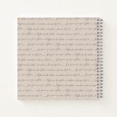 フェアユタリーラブシーズハワイアン結婚ズ ノートブック (裏面)