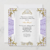 フェアユタリーラベンダーキンセアニェラ15誕生日2 招待状 (裏面)