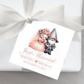 フェアユタレたった今結婚しましたガーデン素朴格言結婚ズ フェイバータグ