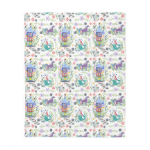 フェアユタレフォークアートブランケット