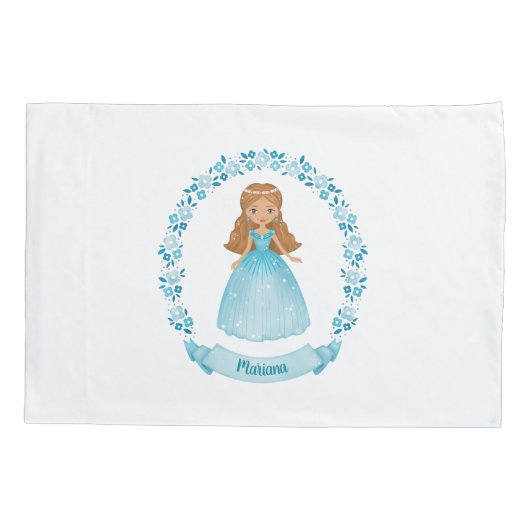 フェアユタレプリンセスガールピローケース 枕カバー (裏面)