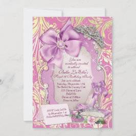 フェアユタレプリンセススウィート16招待状 招待状