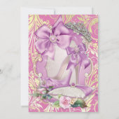 フェアユタレプリンセススウィート16招待状 招待状 (裏面)