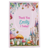 フェアユタレプリンセスフェアリーガール誕生日フェアユコア ミディアムペーパーバッグ (正面)